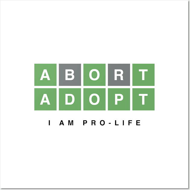 Pro Life - Abortion - Wordle Wall Art by Design By Leo